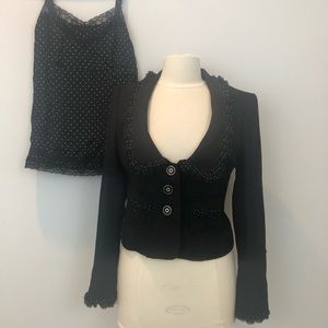 WHBM Polka Dot Blazer and Cami